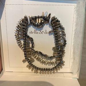 Stella & Dot Montague Stretch Bracelet set